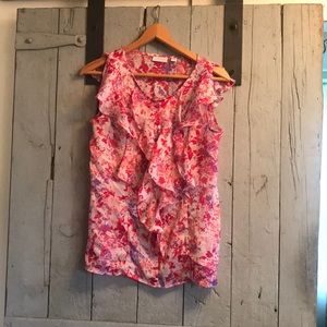 Sleeveless New York and company blouse medium